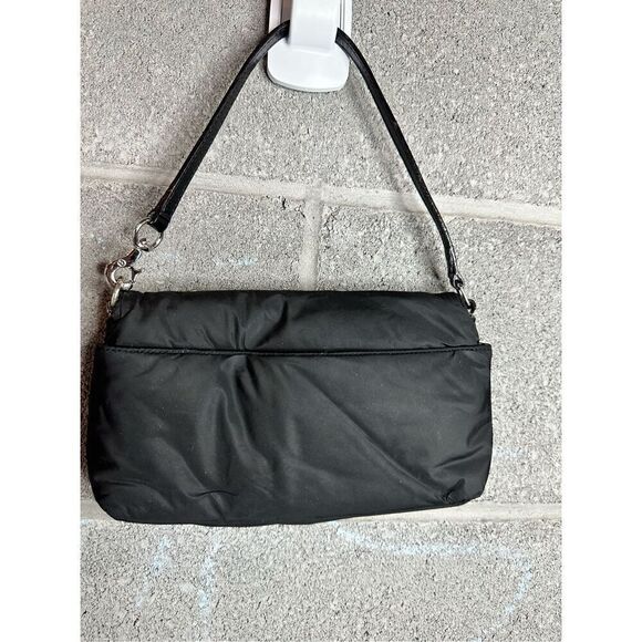 Kate Spade Nylon Mini Shoulder Bag Pouch Black - Picture 3 of 4